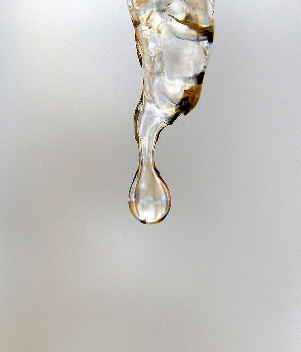 Abstract crystal ice representing clarity and focus